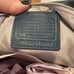 Vintage Coach Ashley Blue Leather Gathered Satchel Tote Purse F19243