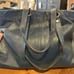 Vintage Coach Ashley Blue Leather Gathered Satchel Tote Purse F19243