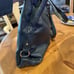 Vintage Coach Ashley Blue Leather Gathered Satchel Tote Purse F19243