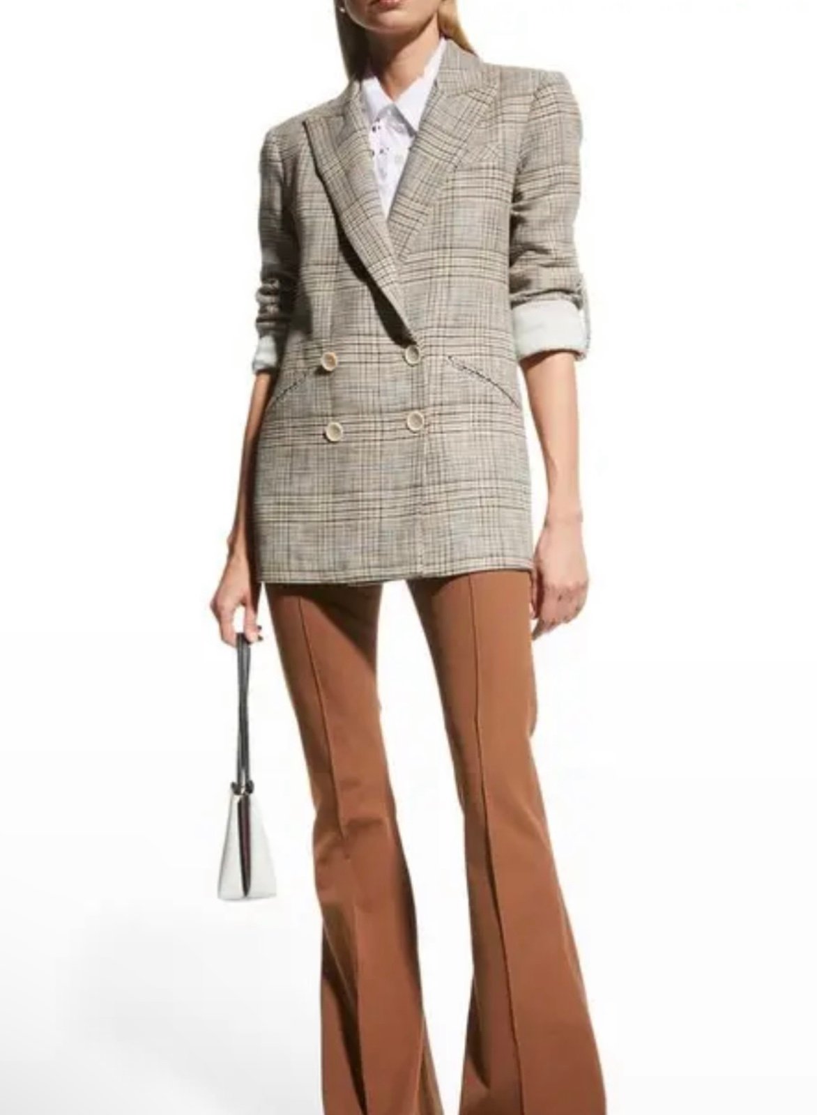 Veronica Beard Parineti Plaid Dickey Jacket Blazer Size 0 NWT
