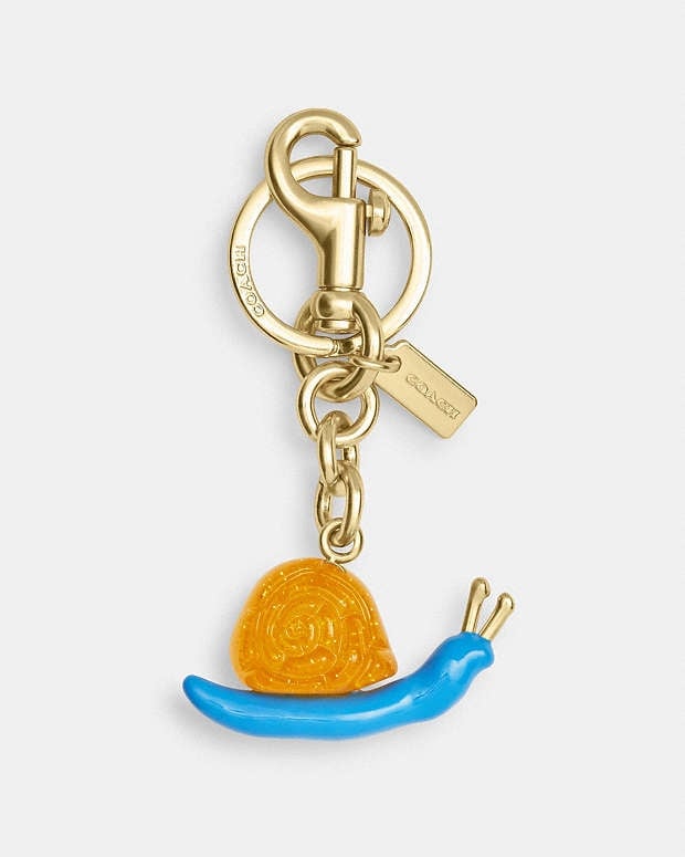 NWT Coach Coach X Observed By Us Snail Bag Charm CU307