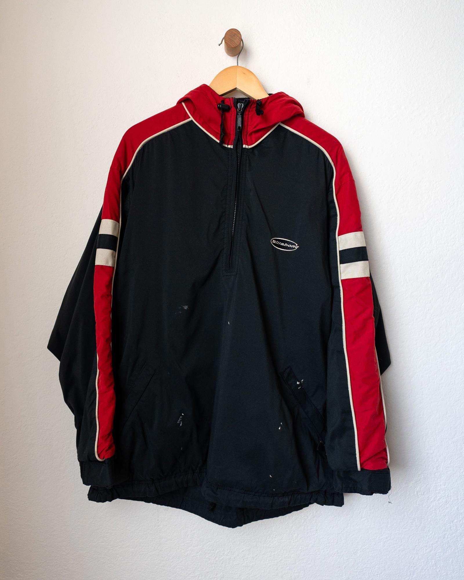 90s Vintage Billabong Striped Nylon Ski Jacket Made In USA