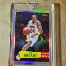 2007-08 Topps Chrome #24 Kobe Bryant /999 Refractor '57 Variation NBA HOF NM+