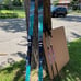 K2 Salomon skis with Series 5 bindings