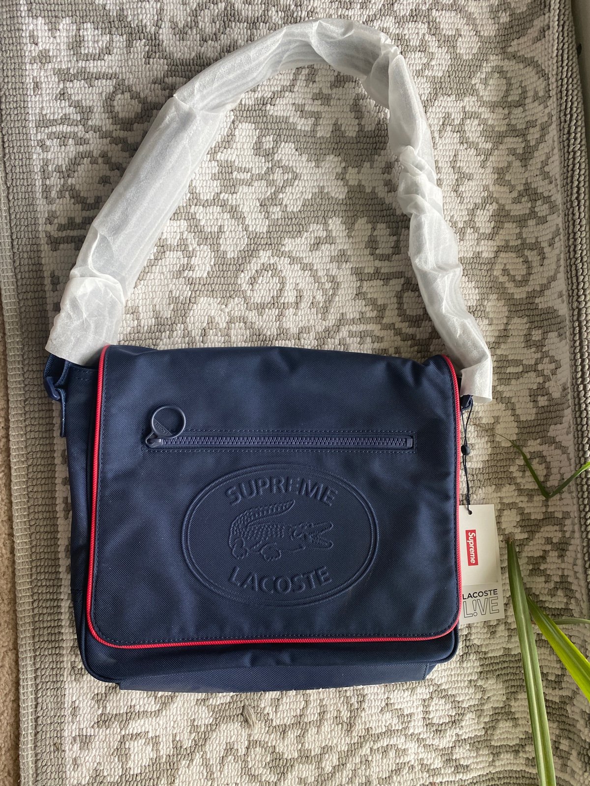 Lacoste x supreme Messenger Bag