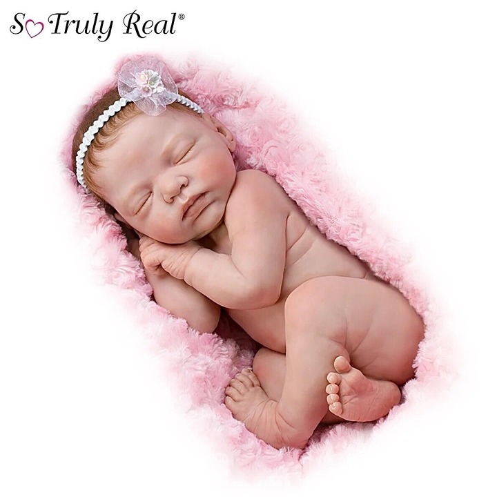 Ashton-Drake Galleries Bundle Of Love Newborn Baby Doll By Marita Winters 11.25