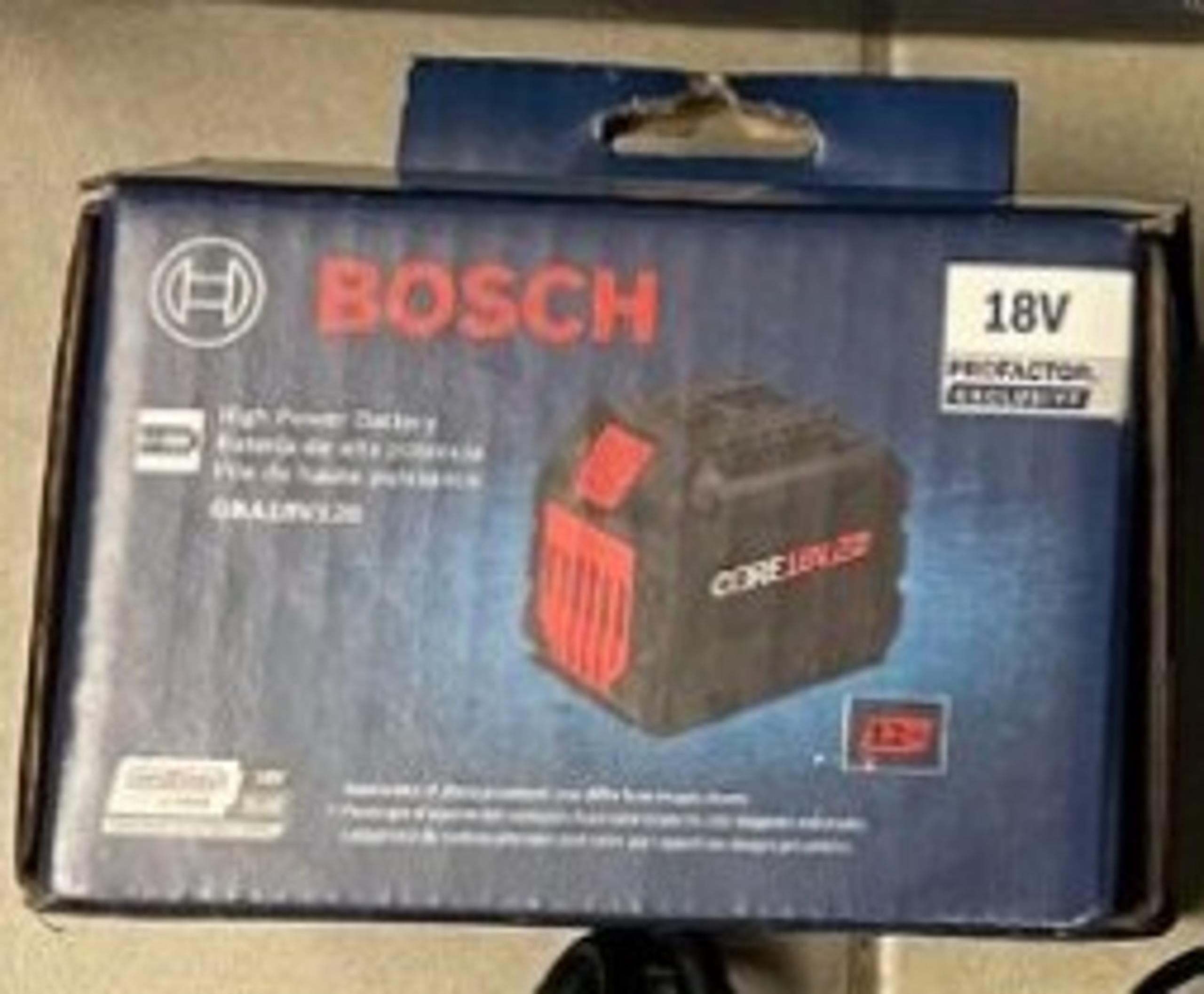GBA18V120 18V CORE18V Lithium-Ion 12.0 Ah PROFACTOR Exclusive Battery - Bosch
