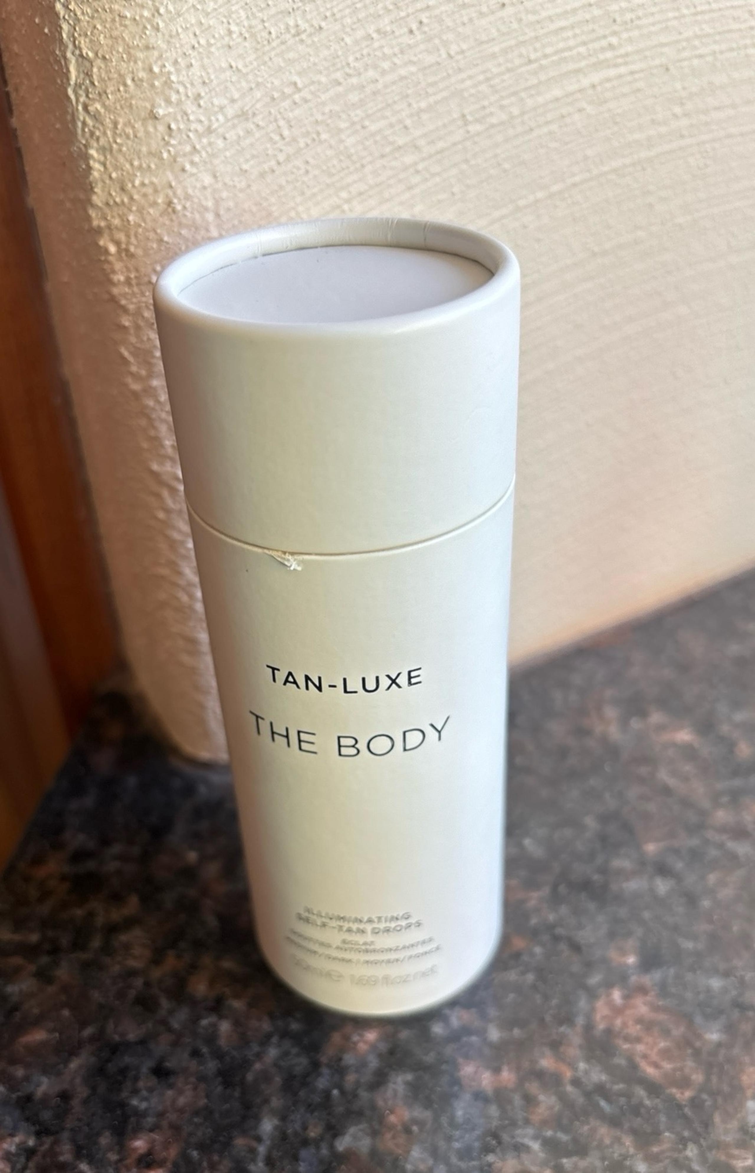Tan Luxe self tanning drops.