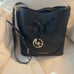 Michael Kors Nicole Leather Bucket Bag