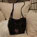 Michael Kors Nicole Leather Bucket Bag