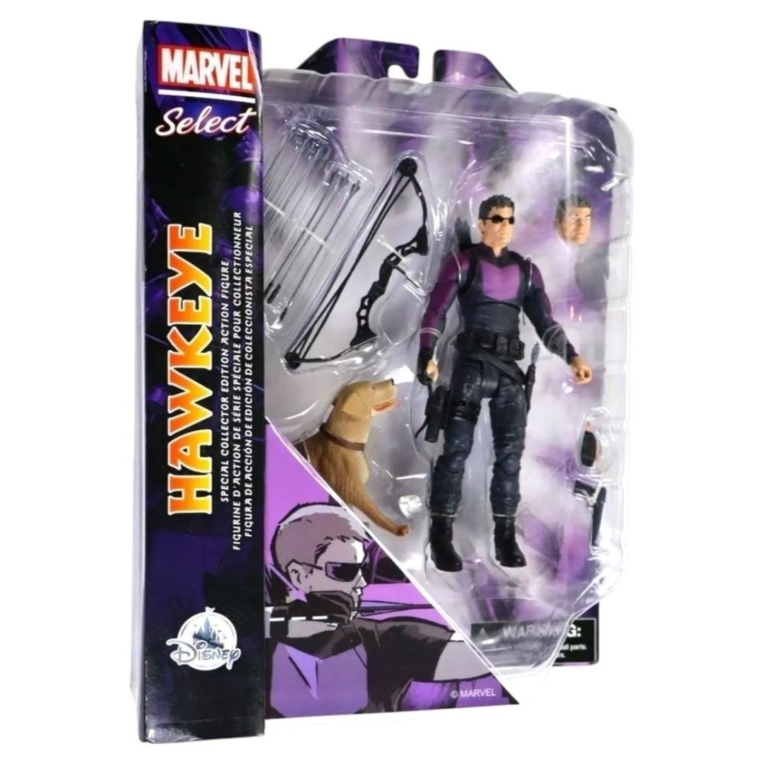 HAWKEYE Diamond Marvel Select MIB 7" Action Figure Disney Store Exclusive New