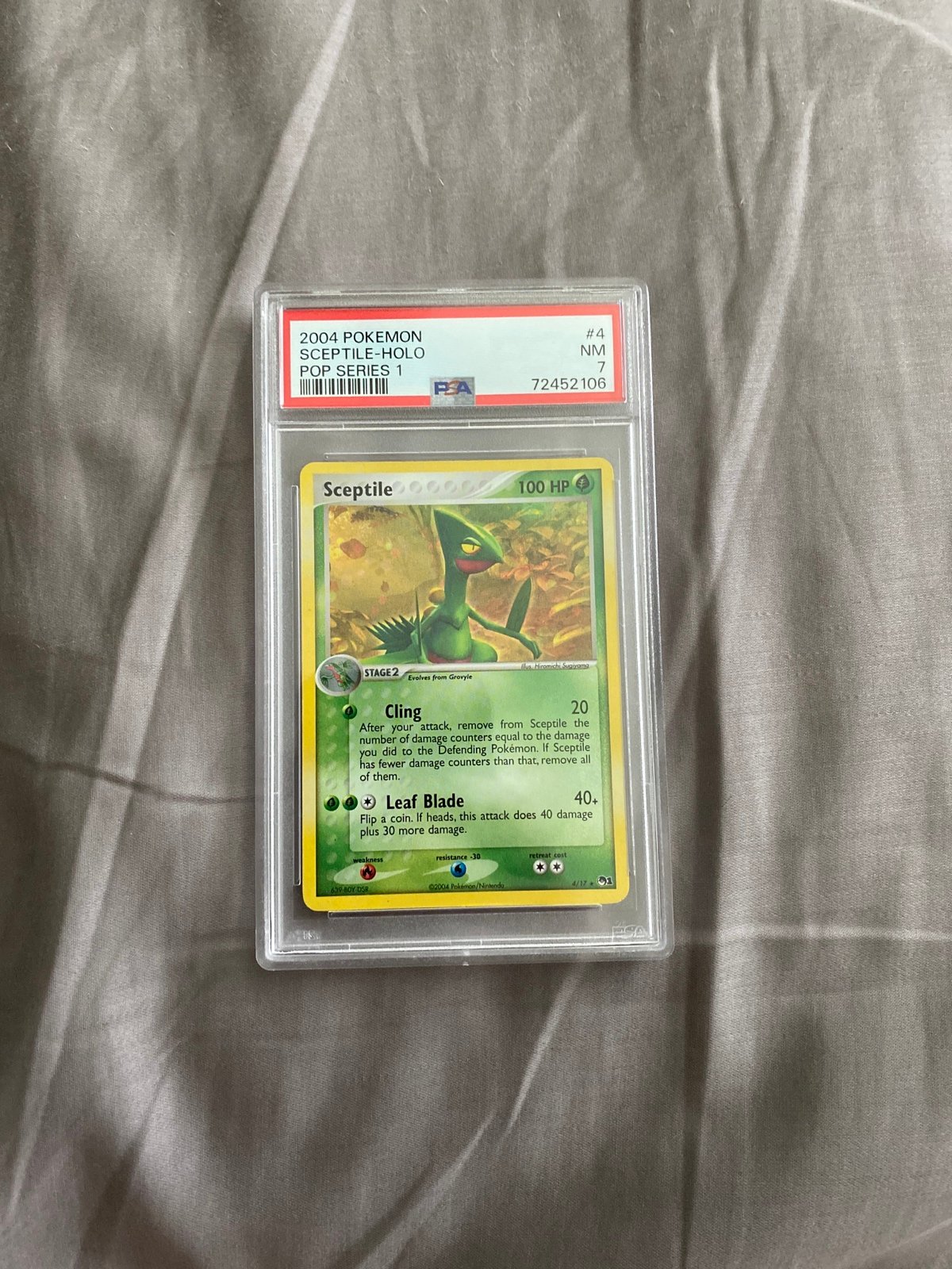 PSA 7 Sceptile Holo from Pop Series 1