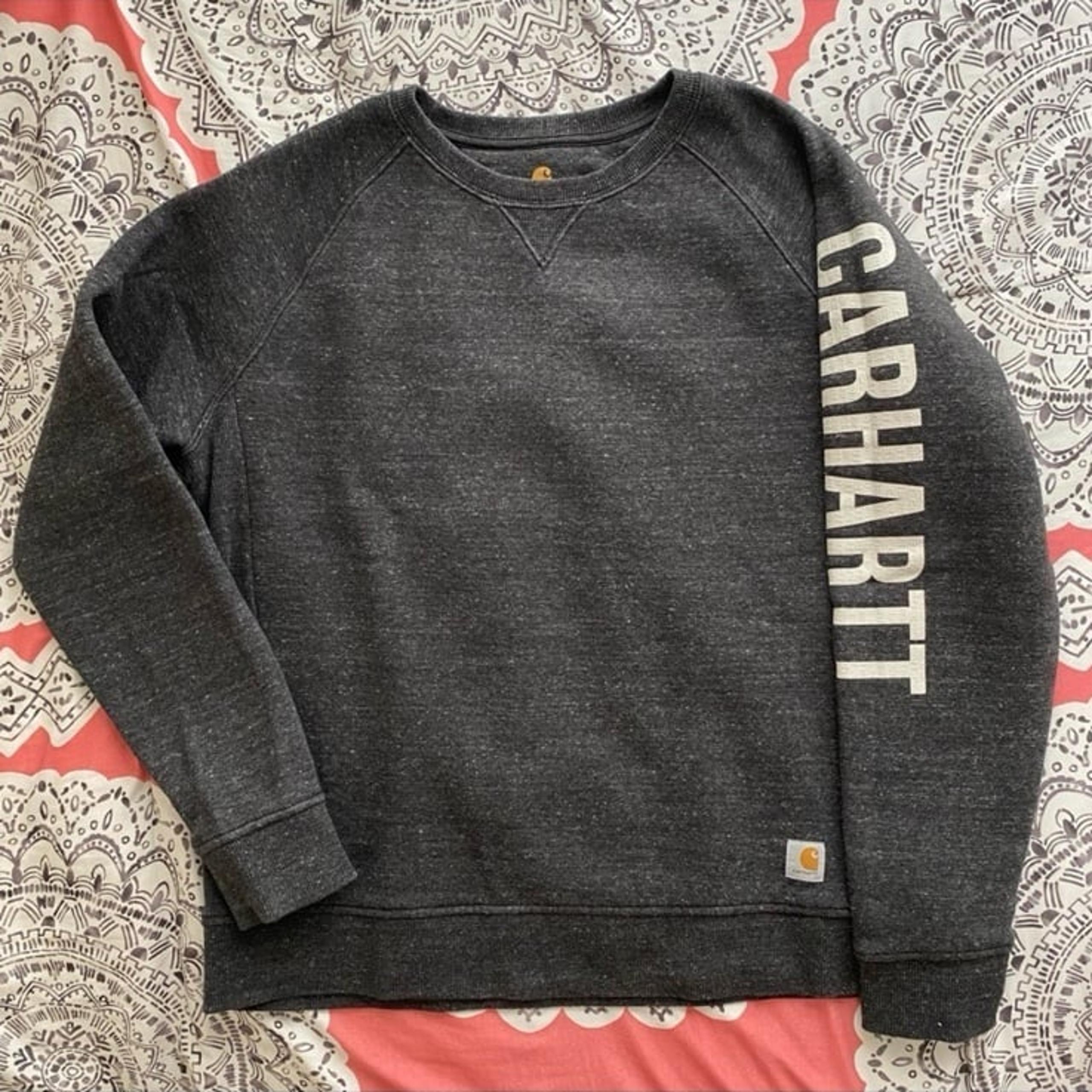 Charcoal Gray Carhartt Crewneck Sweatshirt
