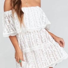 Worn Once! Show Me Your Mumu Lana Dress - Dainty Darling Crochet Lace