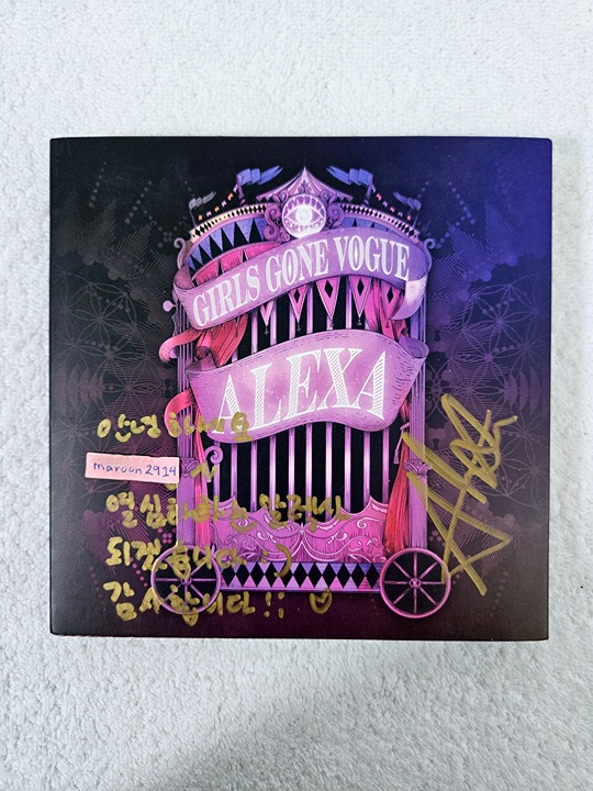 ALEXA Girls Gone Vogue Signed Promo Album Autographed + Message 1st Mini