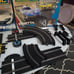 Two 1:32 scale Scalextric slot car track sets