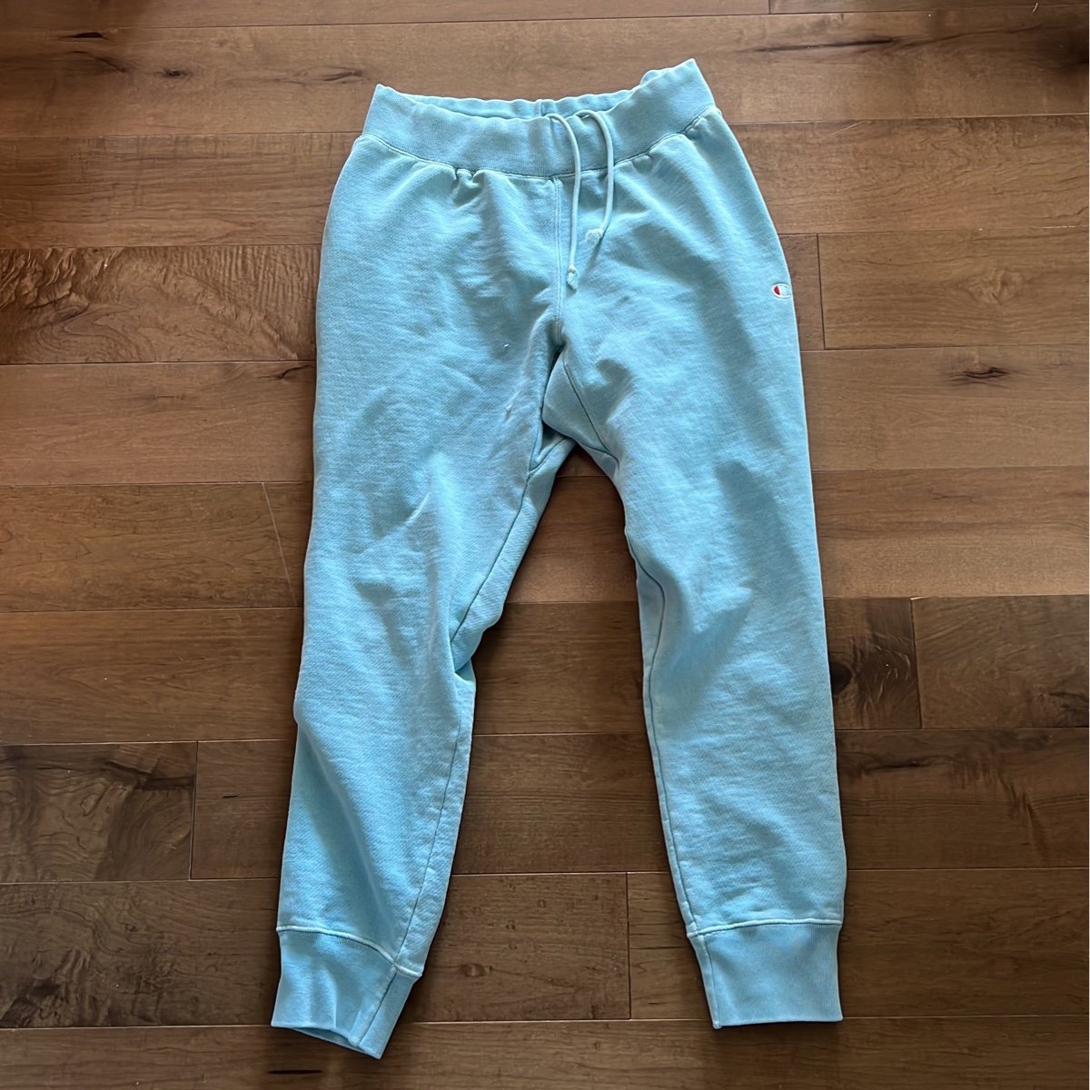 vintage Champion SWEATPANTS joggers sweat pants reverse weave M sea foam green