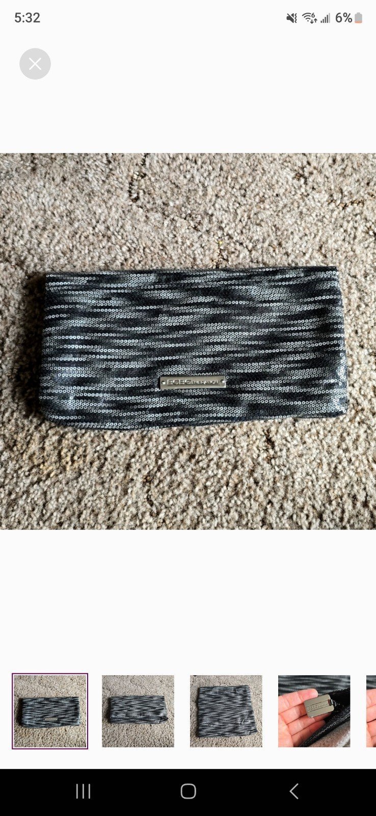NWOT BCBGeneration clutch purse