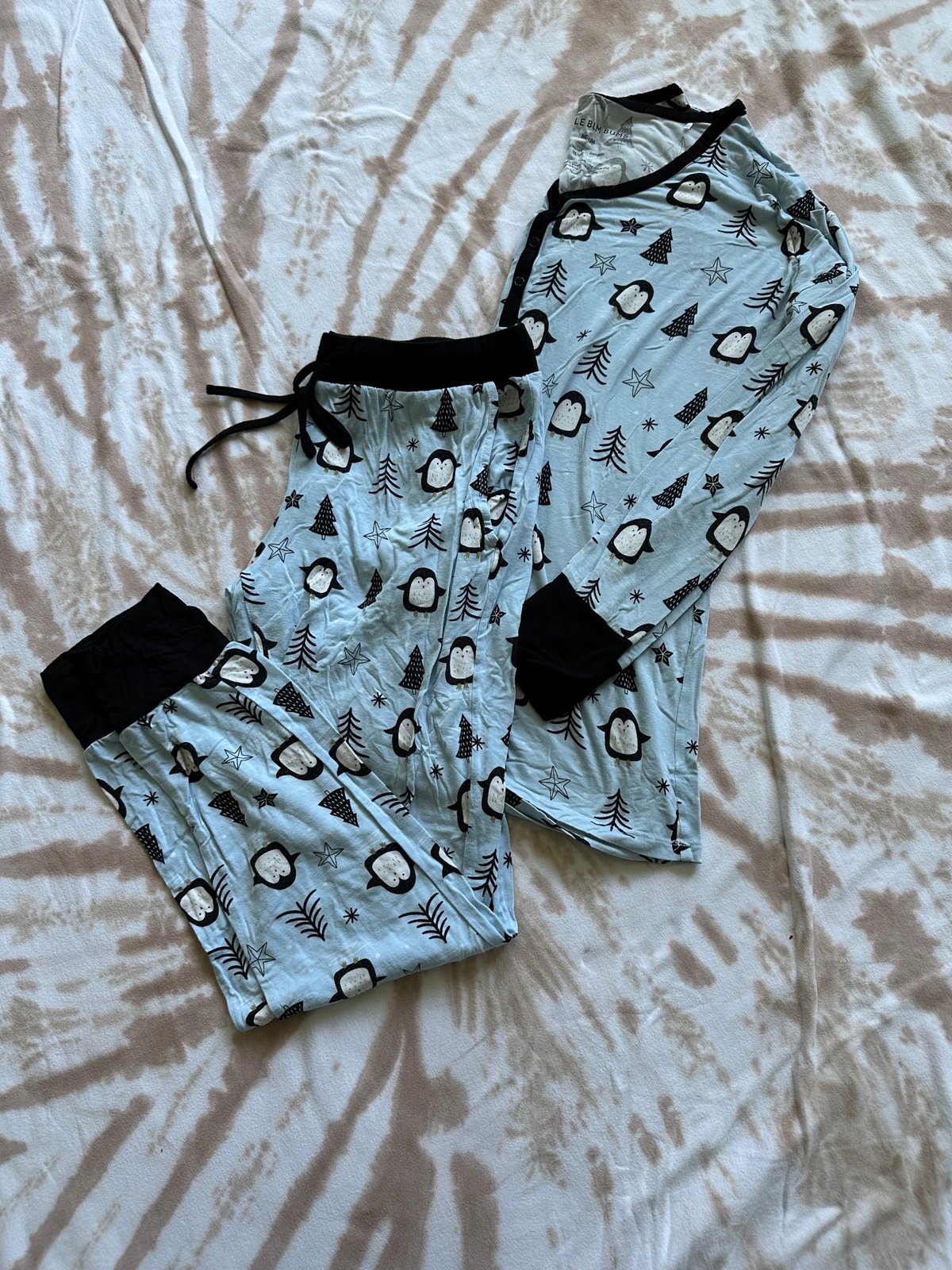 Women’s Little Bum Bums Penguin Bamboo PJs - Medium