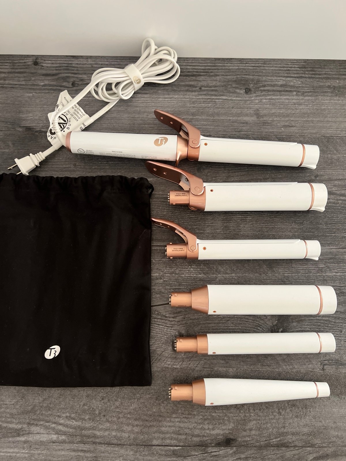 T3 Switch Kit Curl and Wave Curling Iron Barrel Set