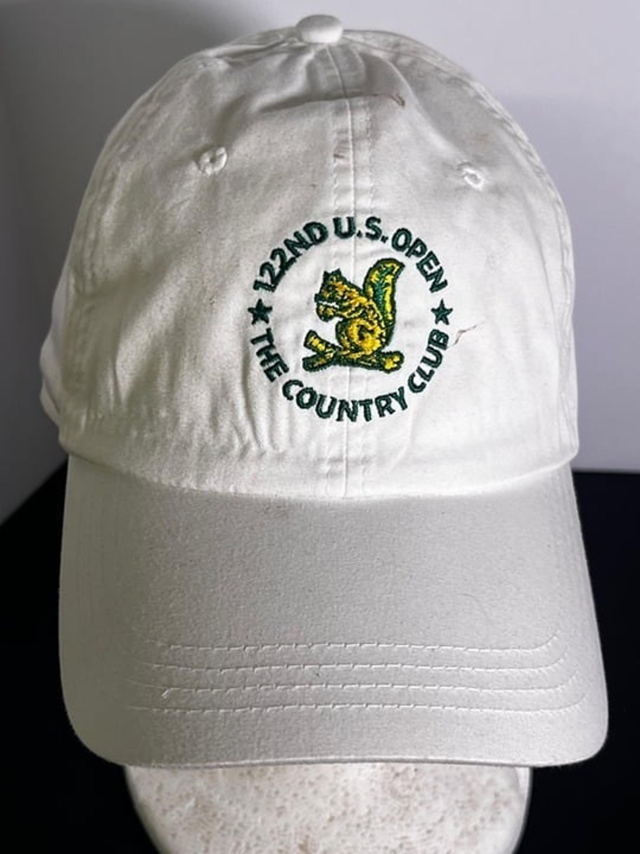 122nd US Open White Strap Back Cap Hat USGA Member The Country Club Ahead