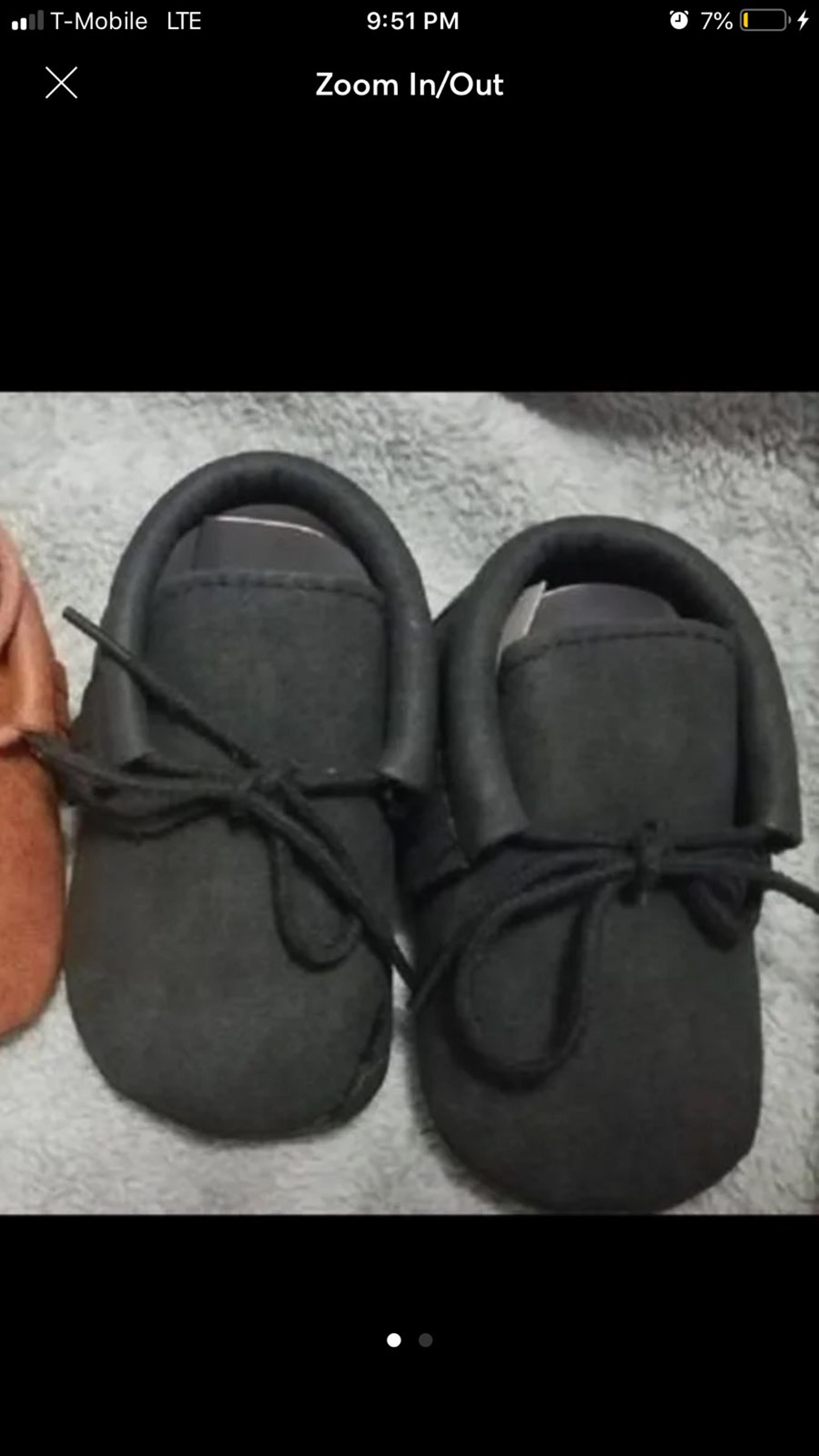 baby moccasins size 2
