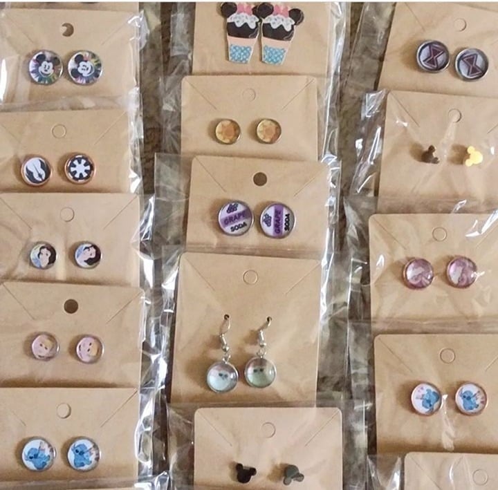 Disney Mickey Mouse Earrings Wholesale Lot 50 pairs