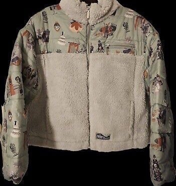 XXXL Disney Parks The Haunted Mansion Sherpa Puff Jacket