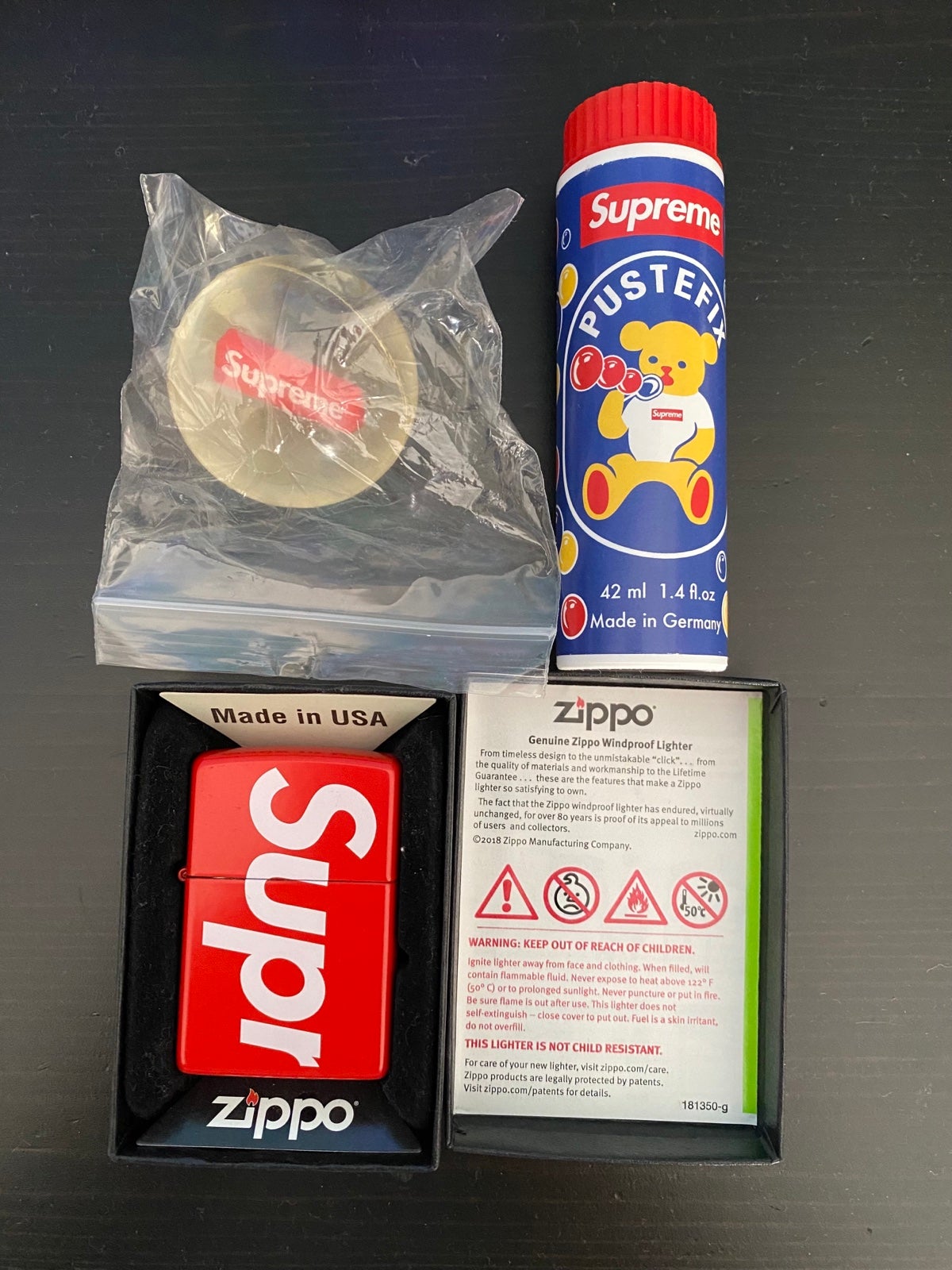 Supreme Zippo Lot
