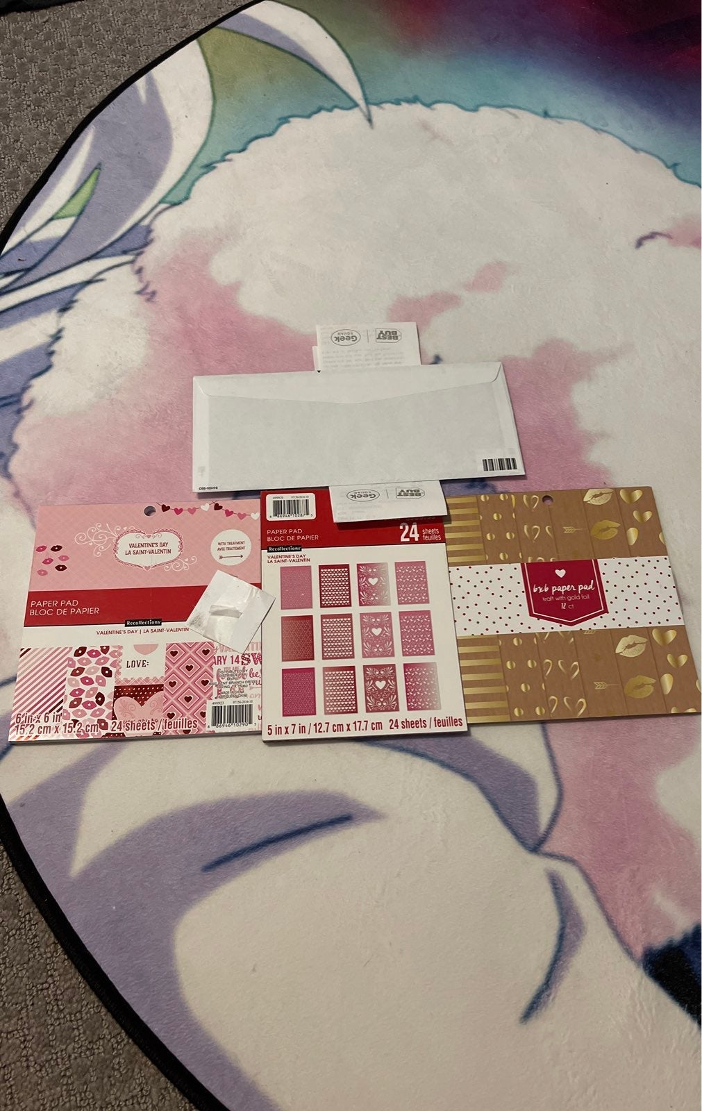 valentines Paper pads for planners