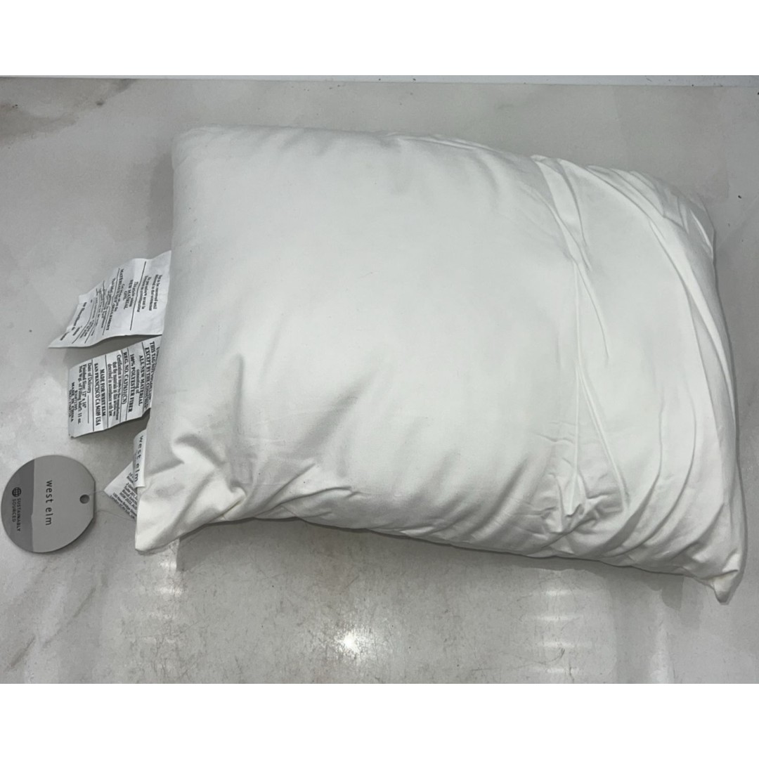 West Elm Pillow Form White Essential Decorative Pillow Insert 12 x 16