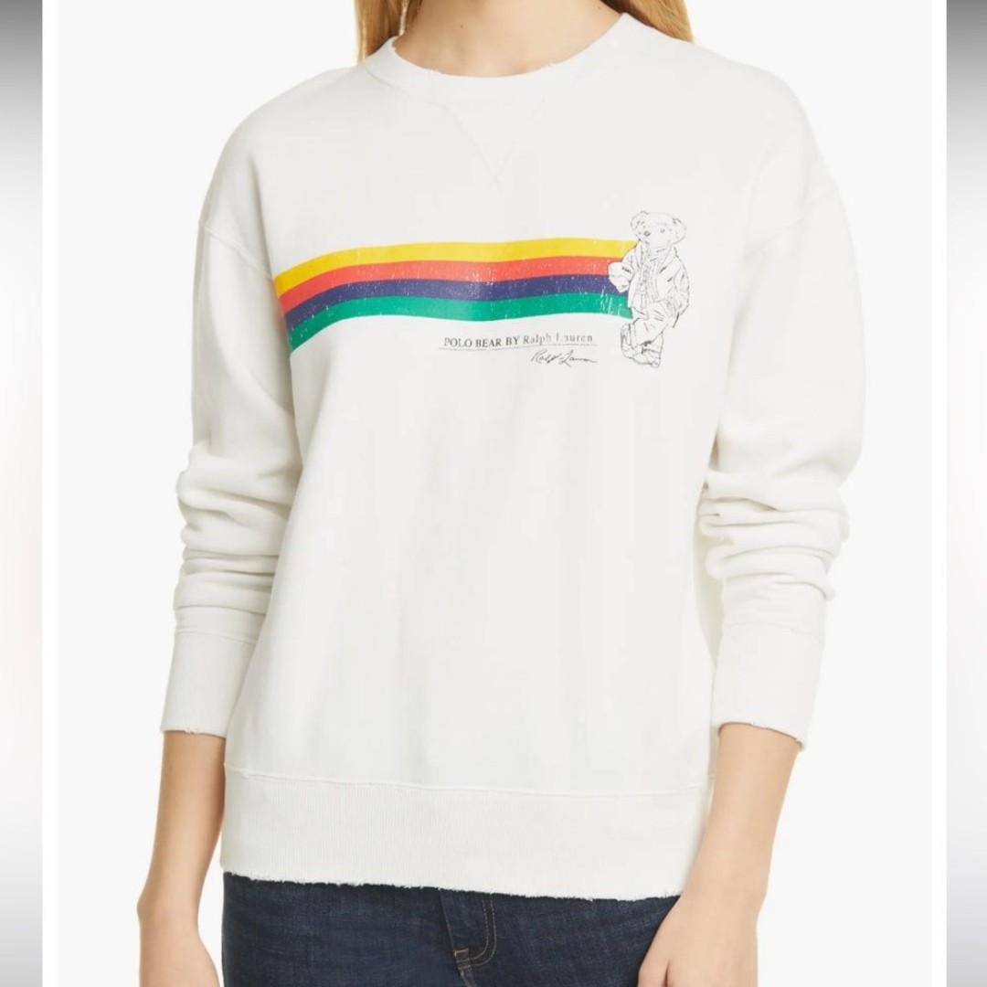 Polo Bear Sweatshirt womens small