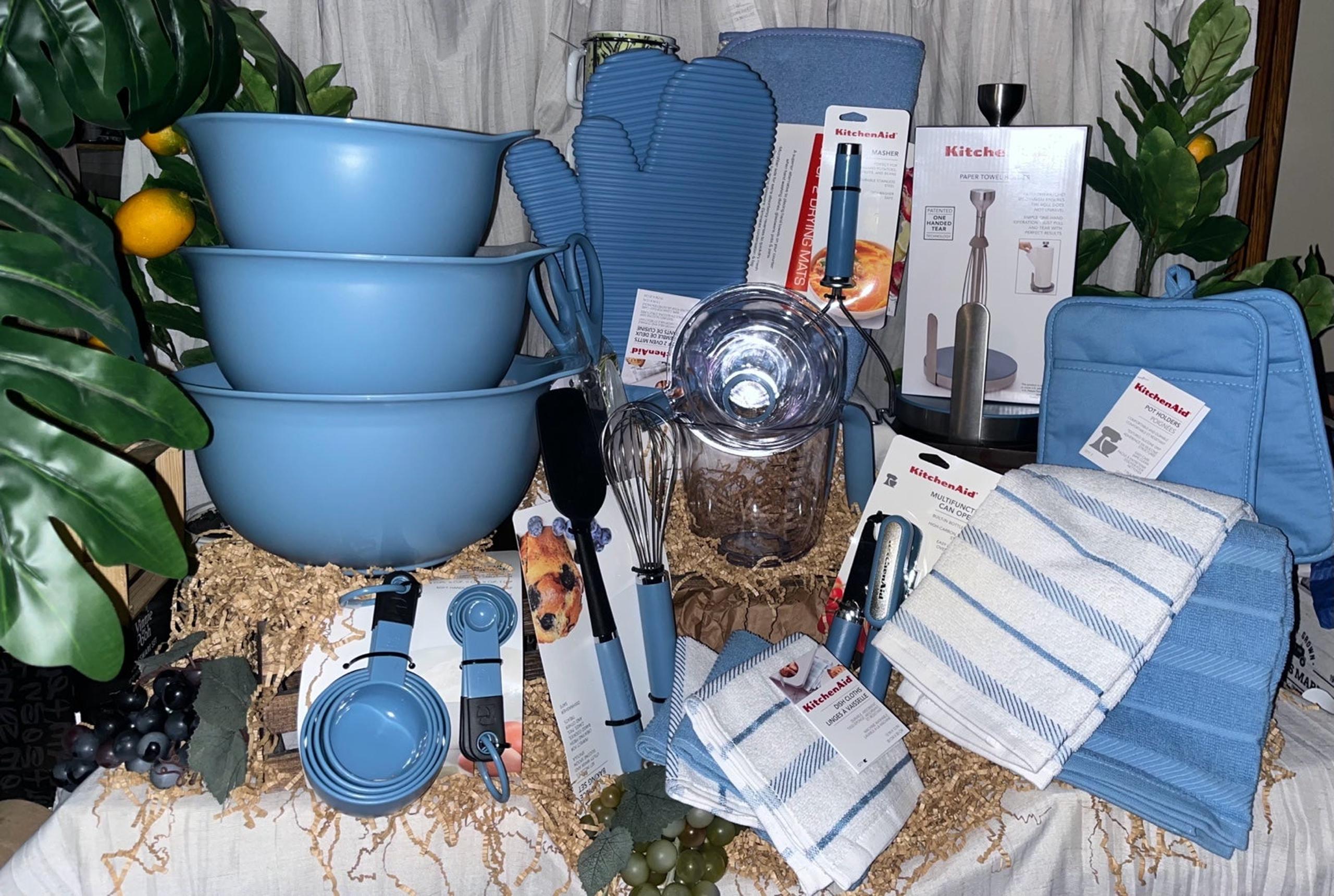 Kitchenaid Velvet Blue Kitchen Bundle