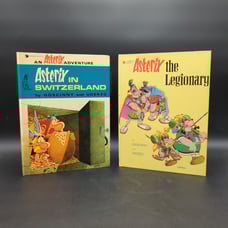 LOT OF 2 VINTAGE ASTERIX HARDBACK BOOK - GOSCINNY & UDERZO