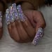 (Acrylic) Rhinestone Nail Set