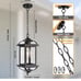 Large Outdoor Pendant Light Fixture Ceiling 16 Inch Anti Rust Aluminum Outdoor