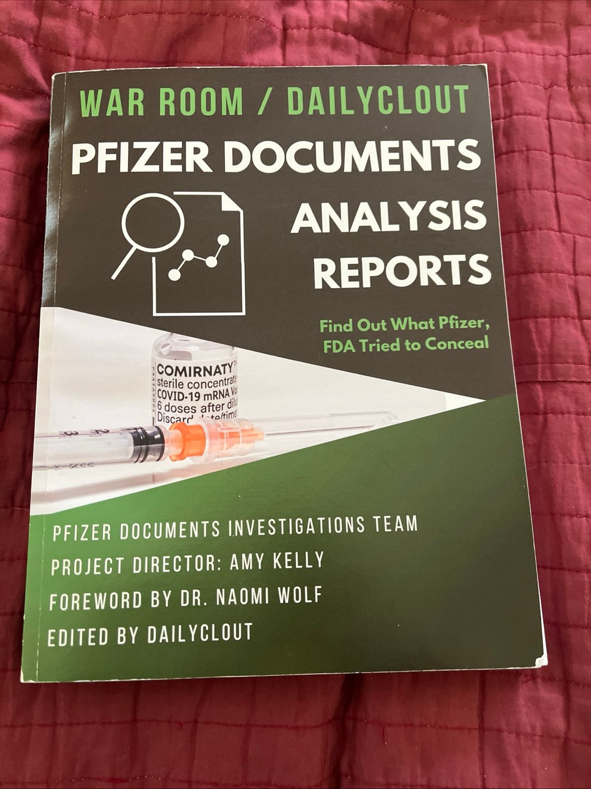 War Room / DailyClout Pfizer Documents Analysis Reports: Find Out What Pfiz