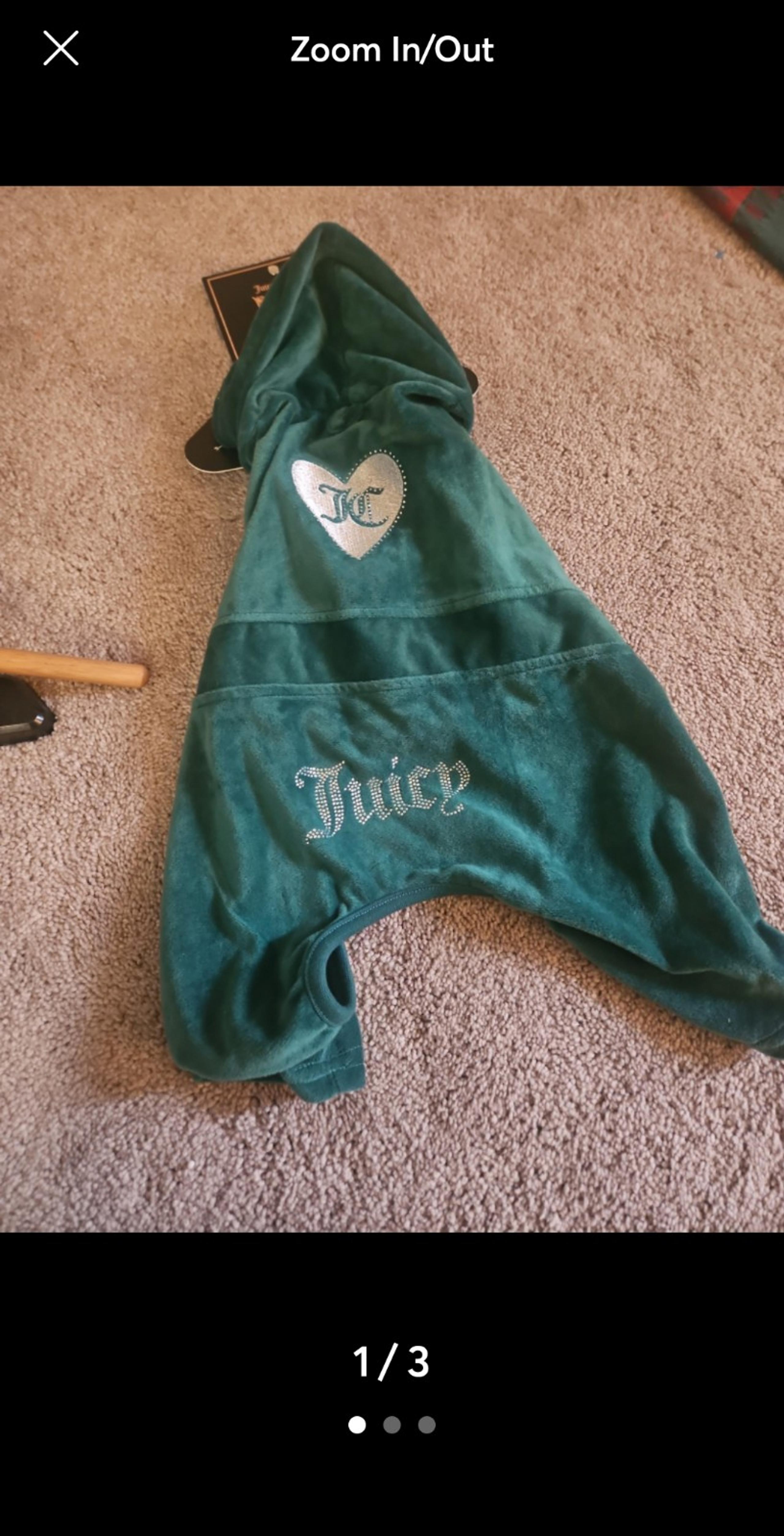 Juicy couture Velour dog tracksuit M/L