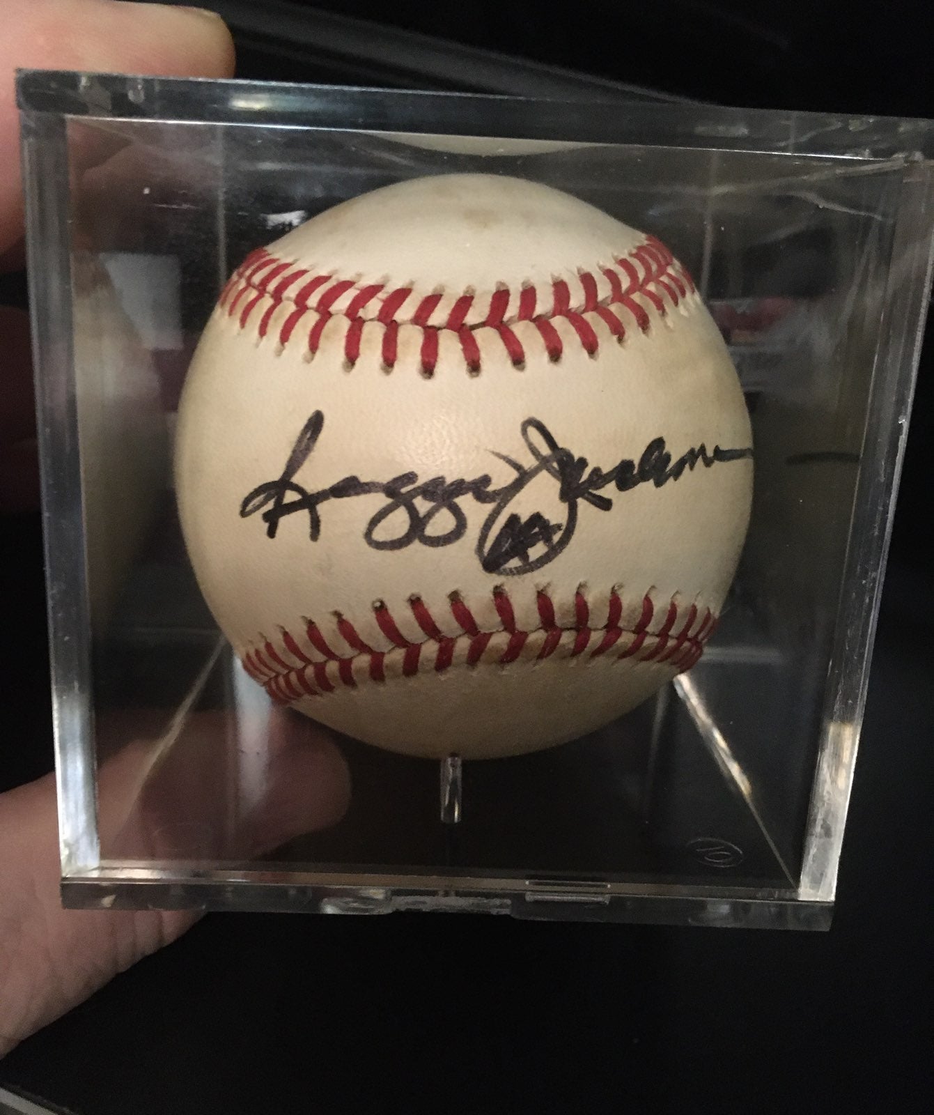 Signed BaseballReggie Jackson autographe