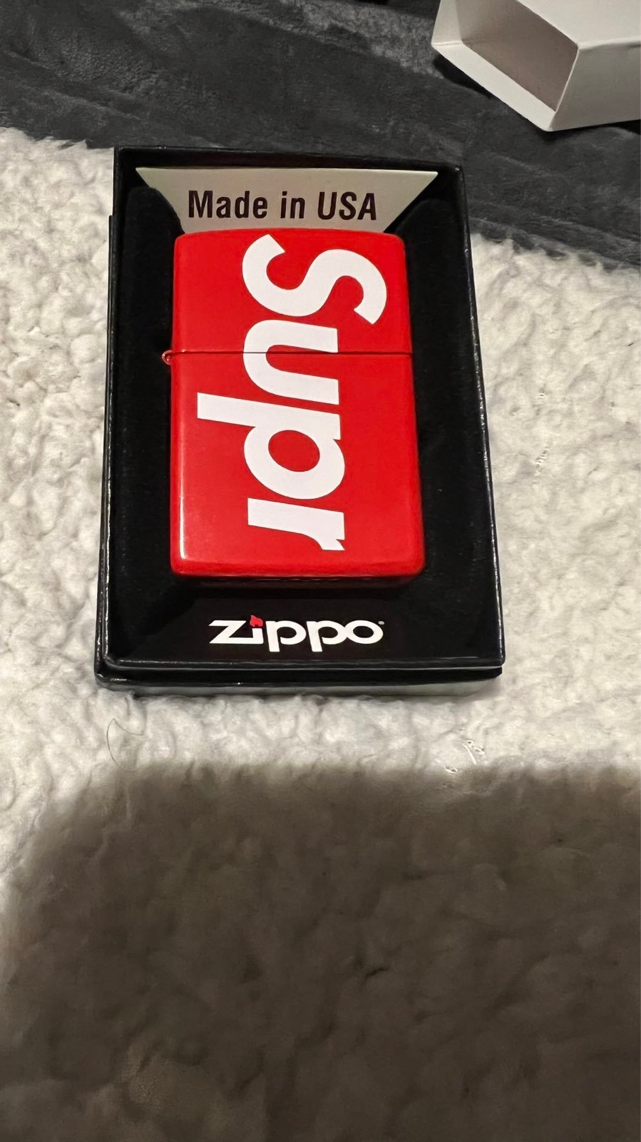 Supreme Zippo Red Lighter