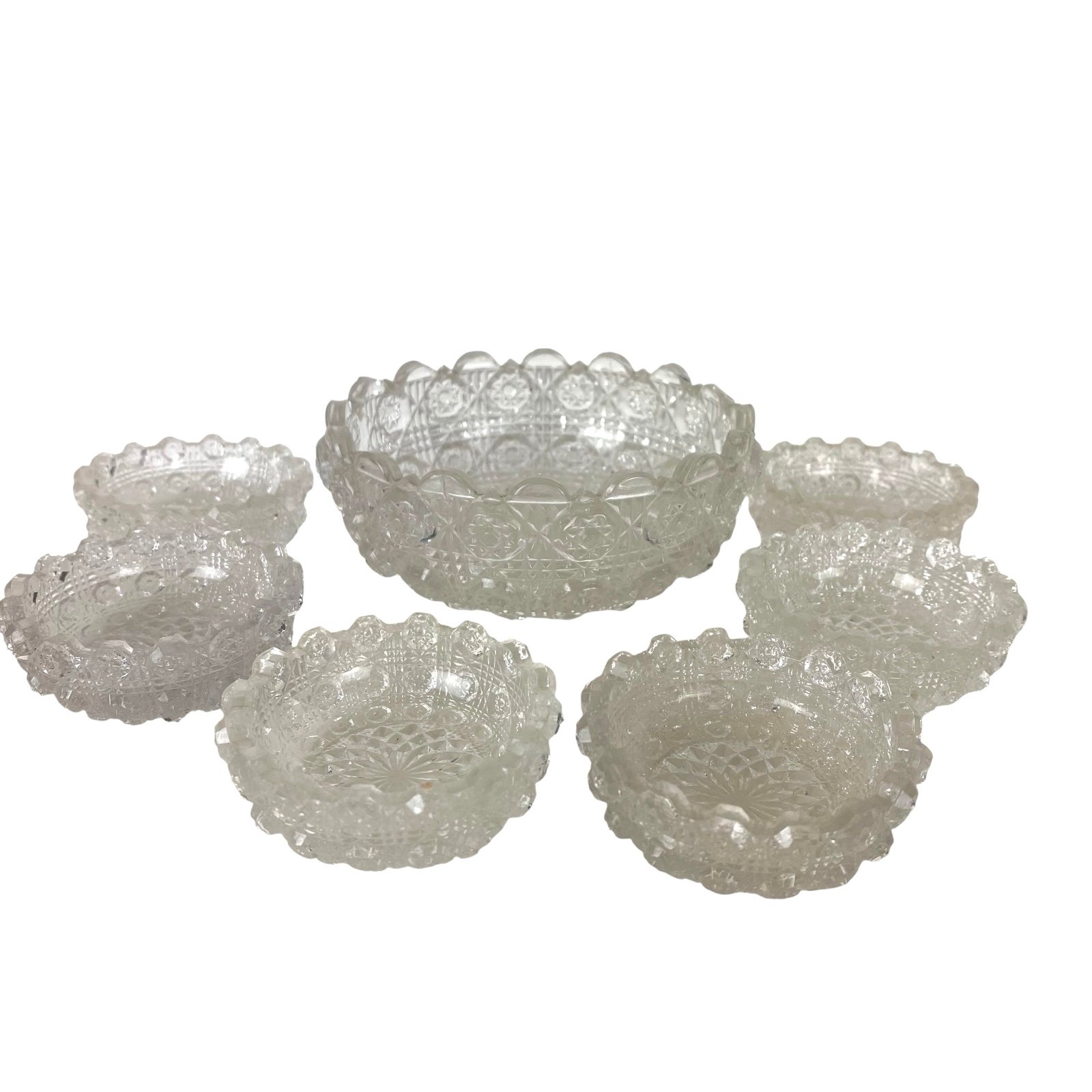 Westmoreland Lacy Daisy Childs Nut Set 7 Pieces