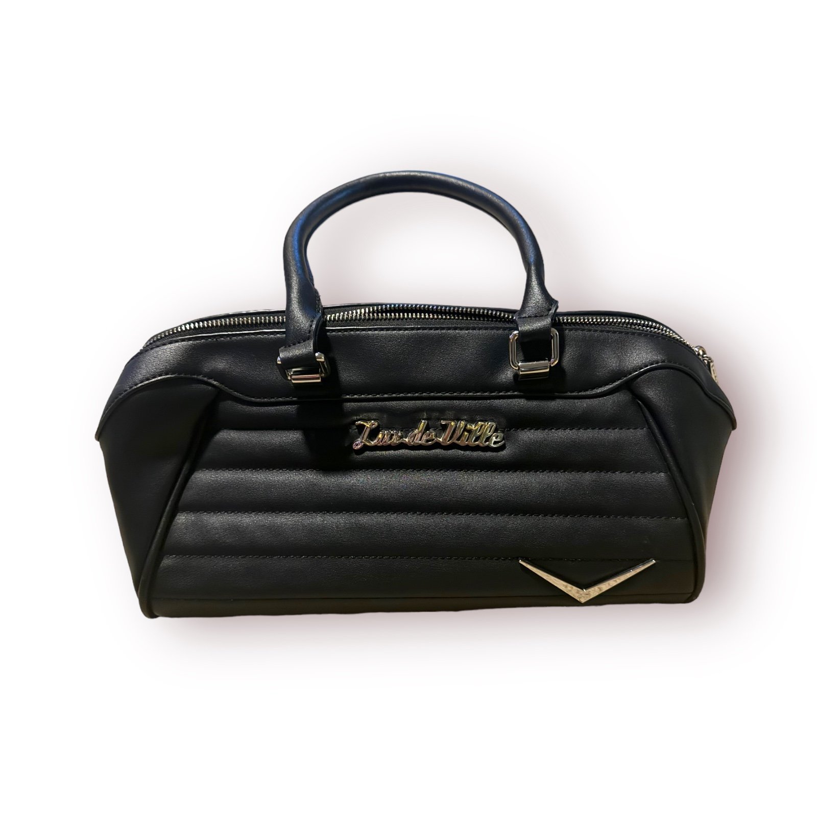 Lux De Ville Black Shoulder Bag