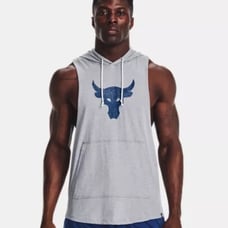 NEW Under Armour Men's Project Rock BSR Bull Sleeveless Hoodie Size Large 2023