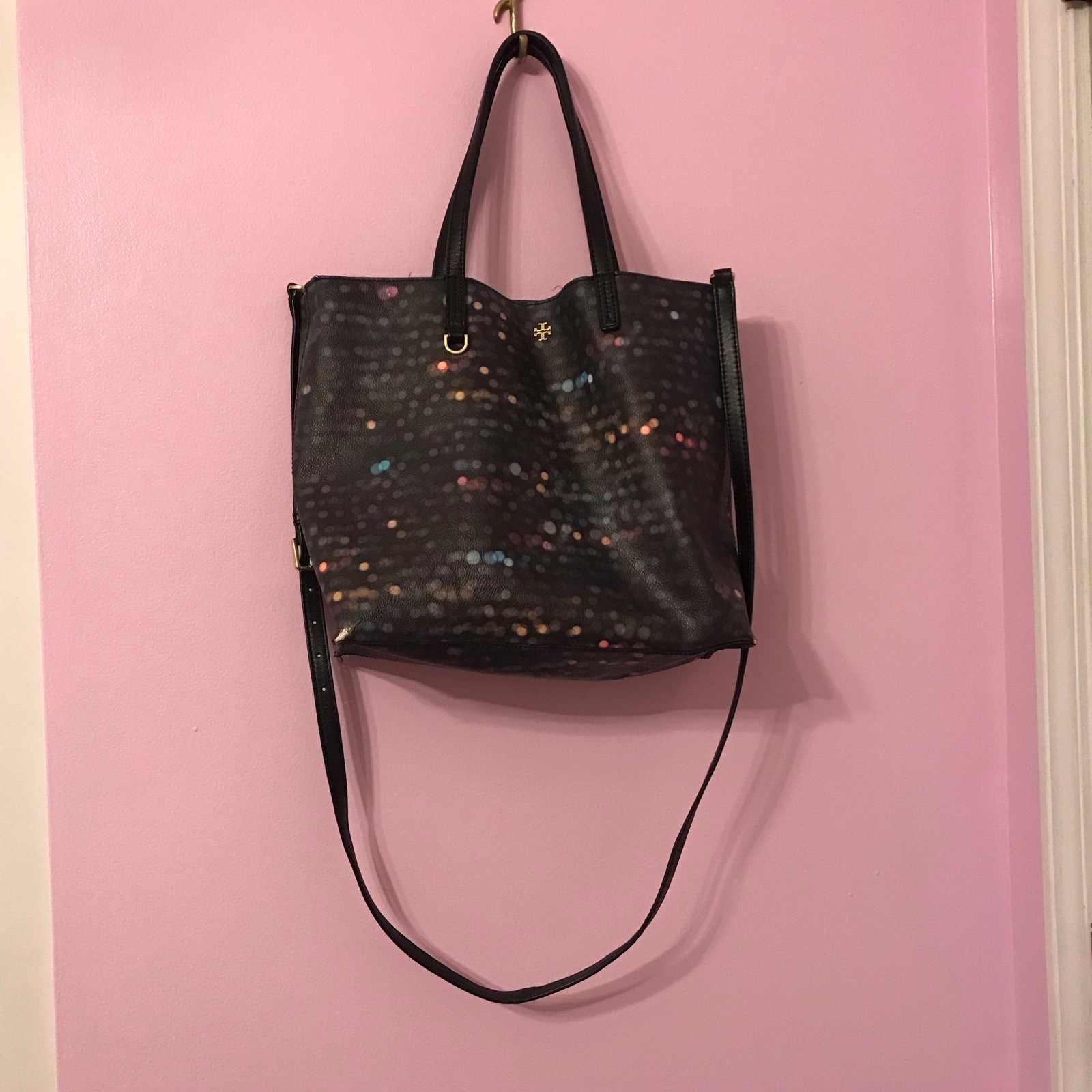 TORY BURCH City Lights Leather Tote