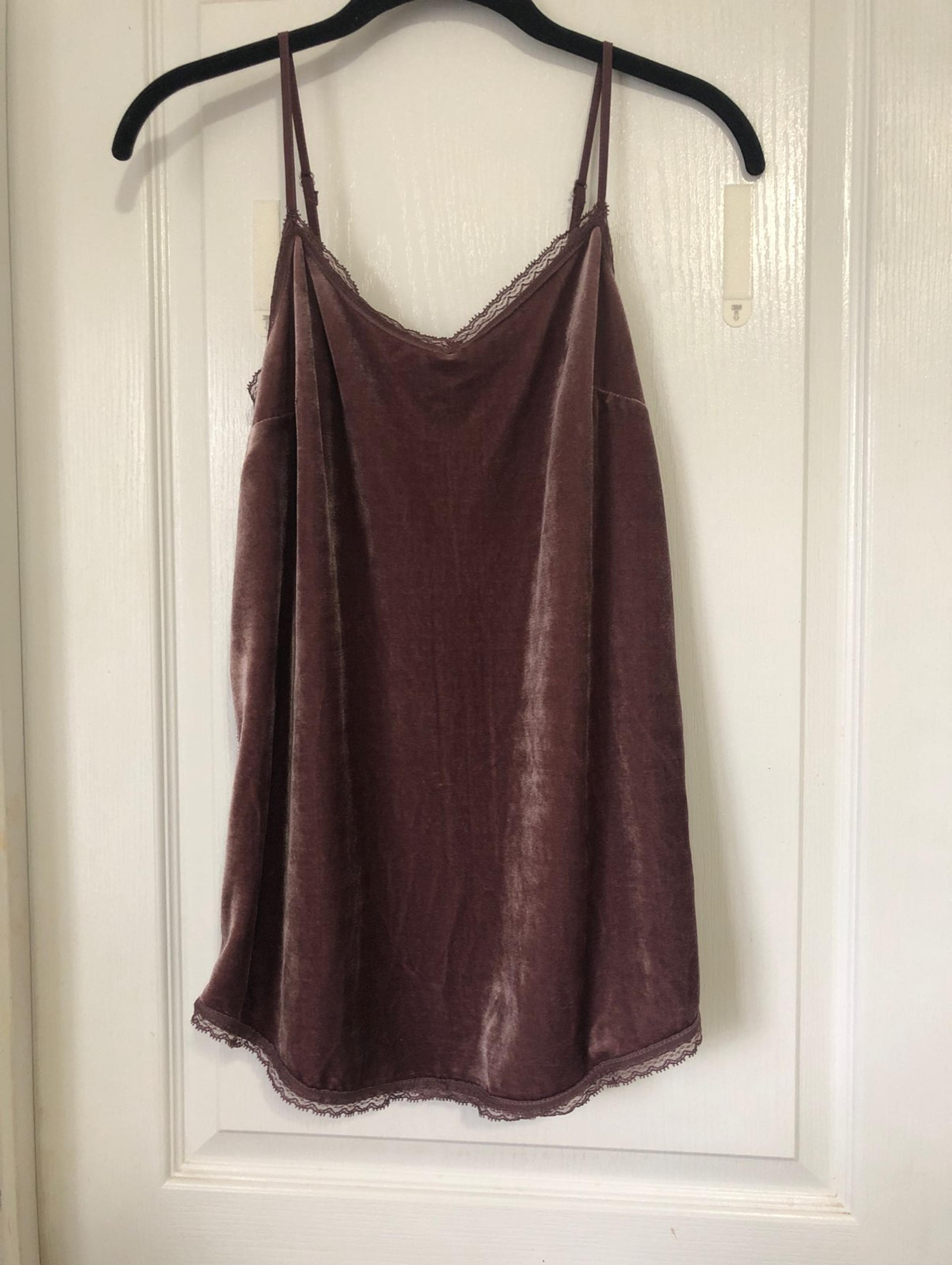 Who what wear velvet camisole