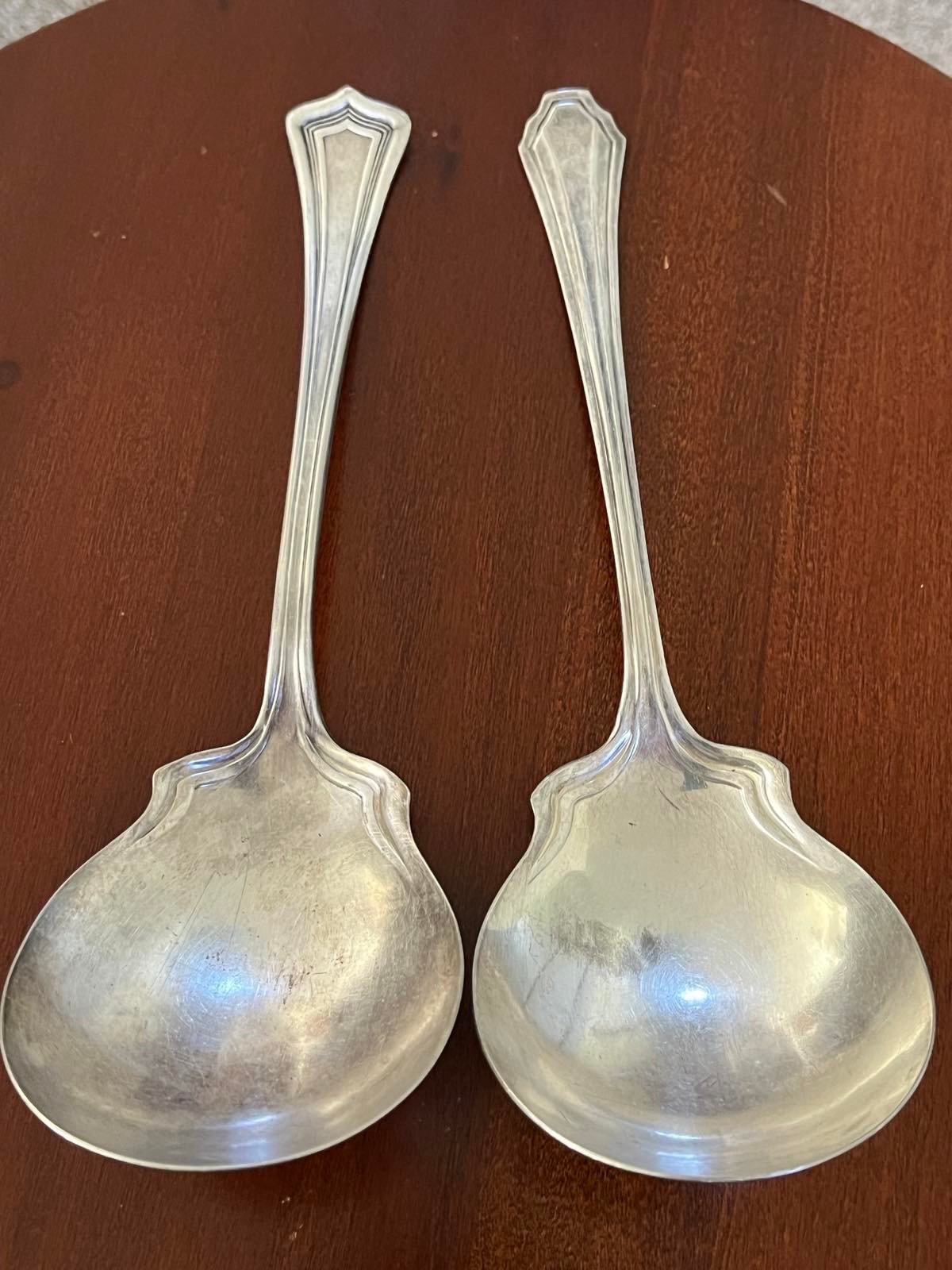 Set of 2 Vintage Rogers Silver Spoons Ladles 1881