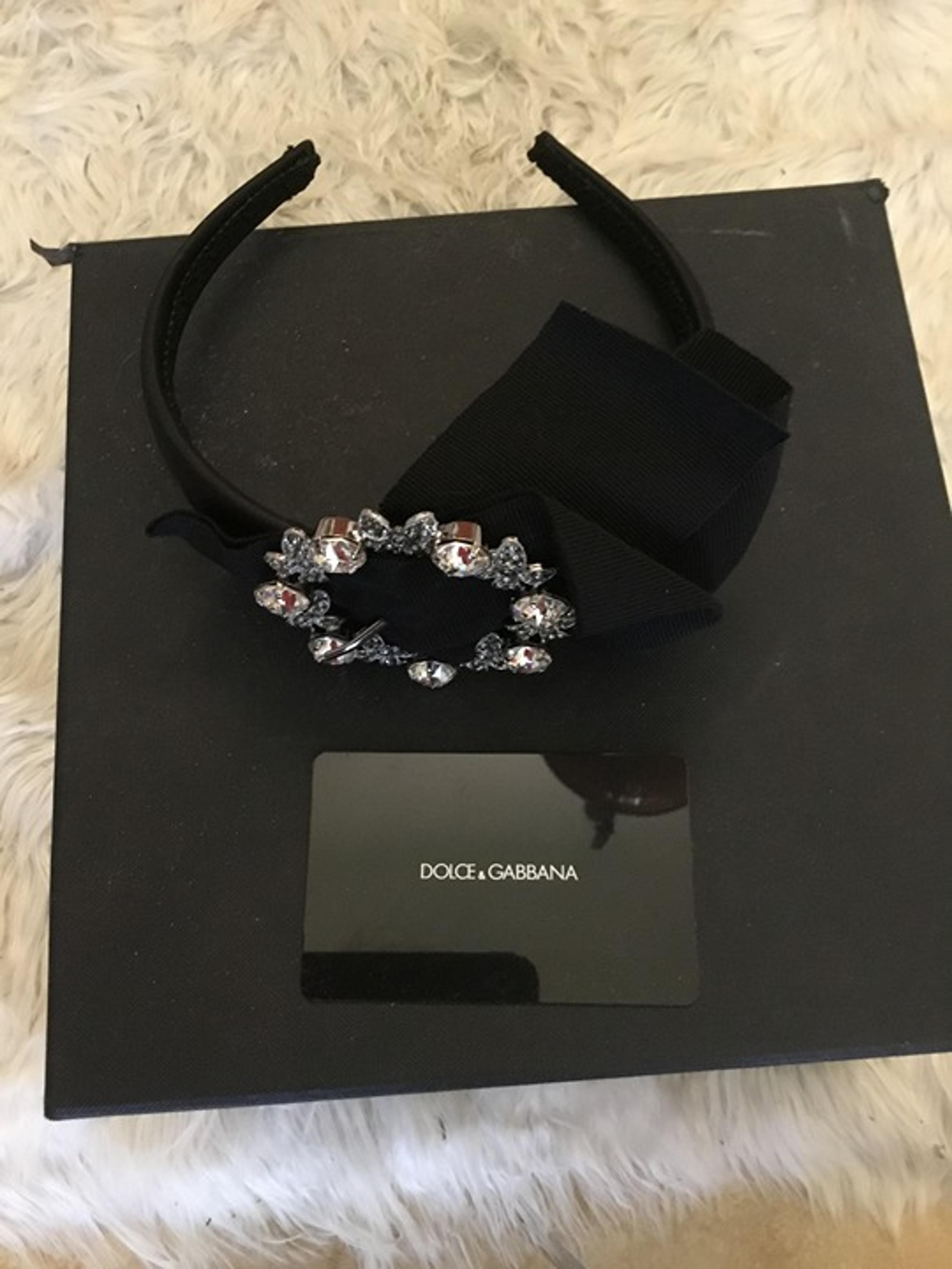 Dolce and Gabanna Jeweled headband New