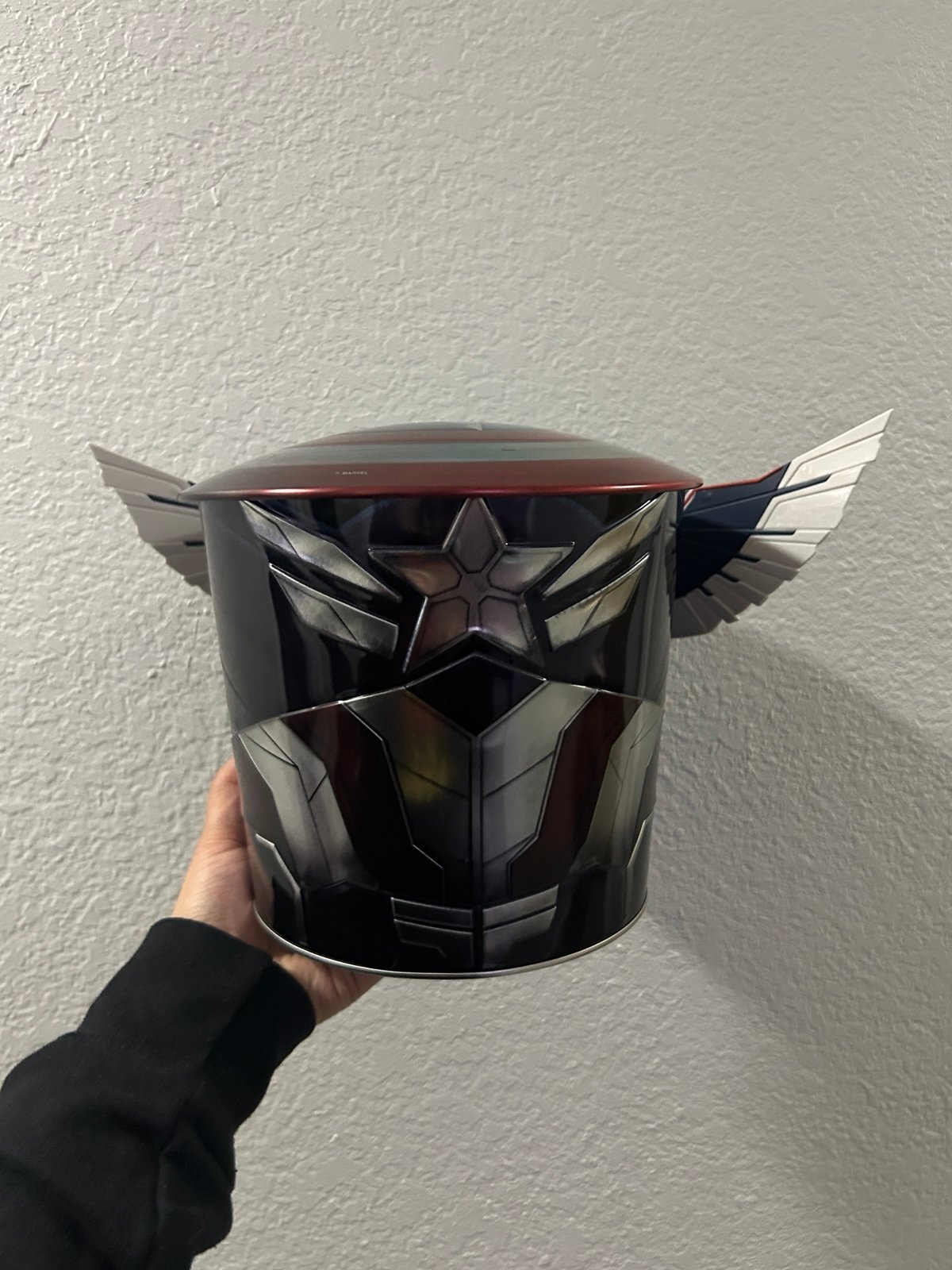 Captain America popcorn bucket new