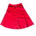NY&CO Red High Waist Button Front Belted Swing Skirt 12