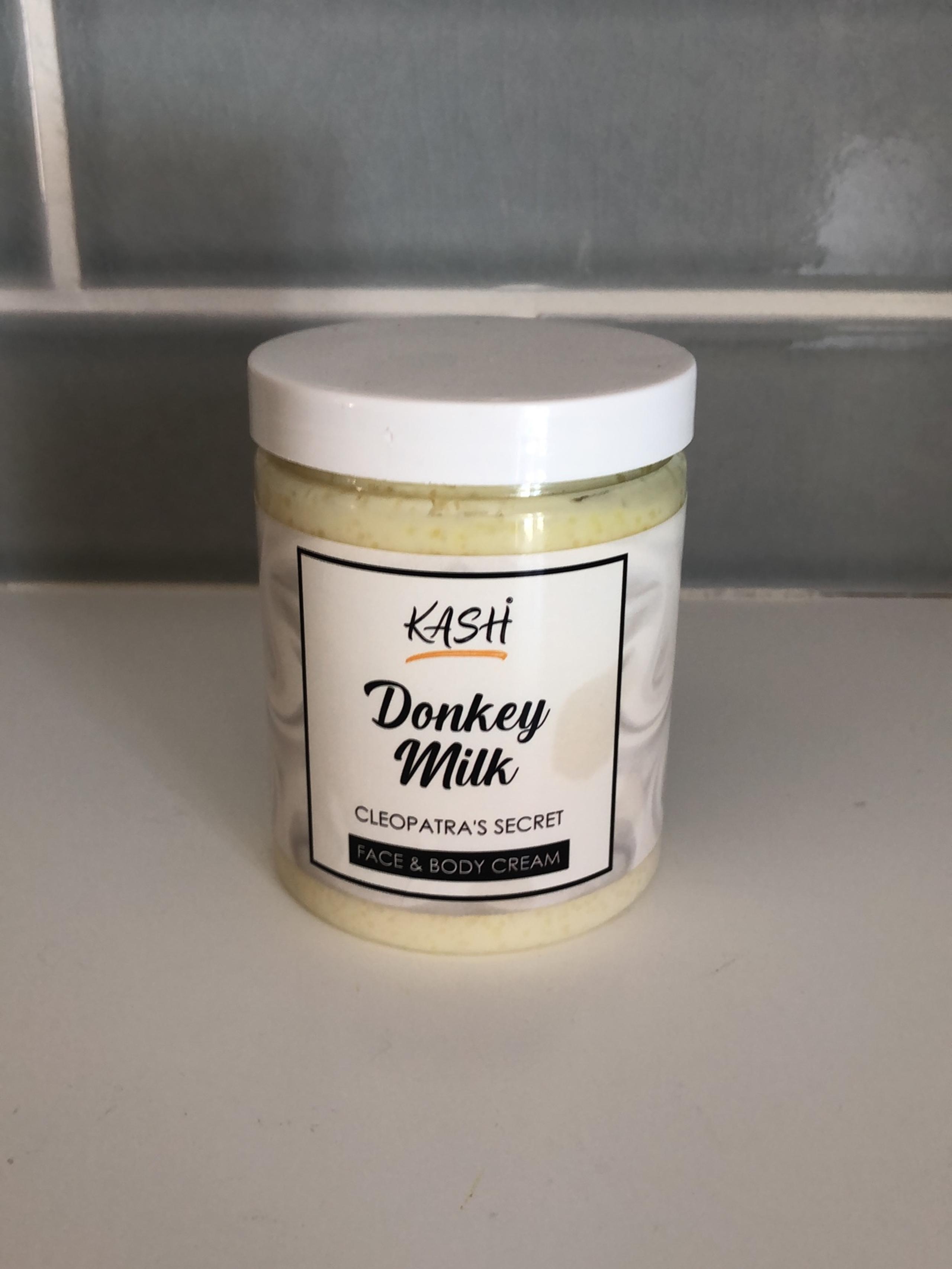 Kash donkey milk body cream